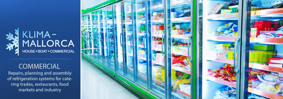 Refrigeration solutions for industry and trades in Mallorca